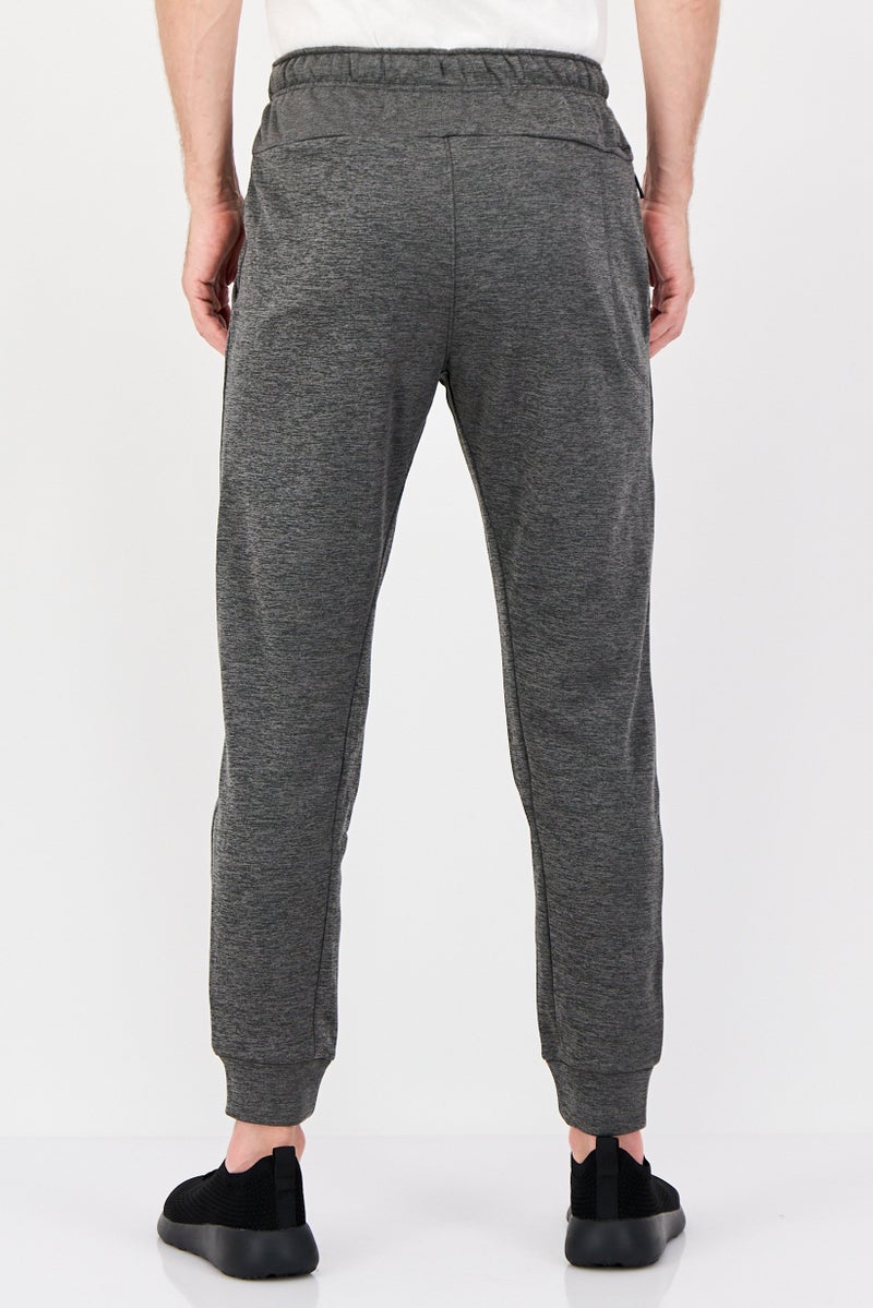 Nike Men Standard Fit Training Sweatpants, Heather Grey - Image 3